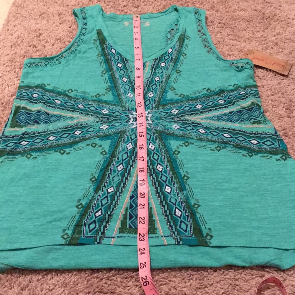 Red Camel turquoise tank top NWT - Picture 8 of 8